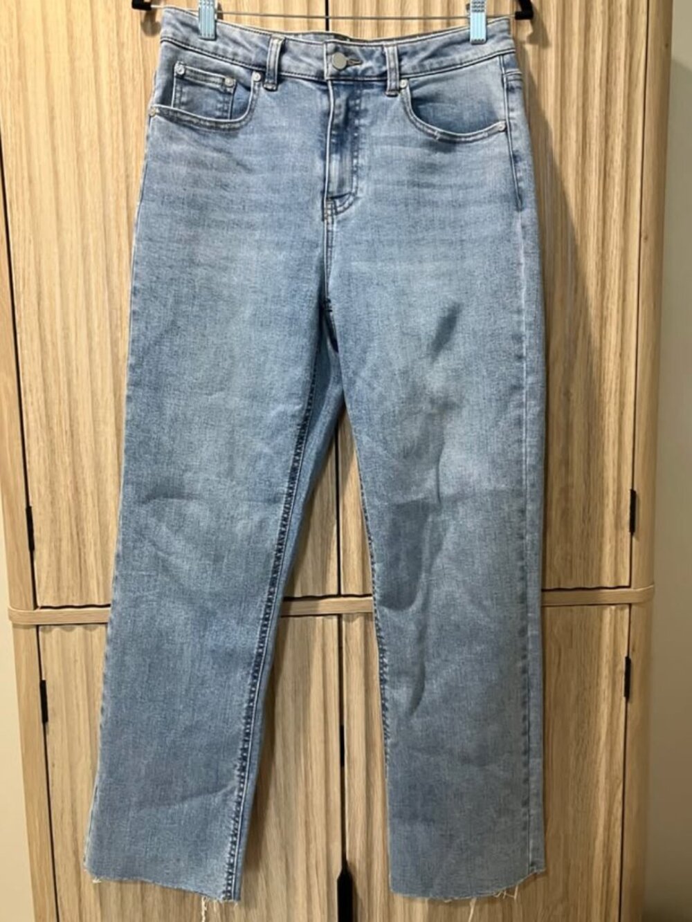 OAT New York High Rise Straight Leg Jeans (28)